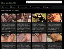 Tablet Screenshot of film-mature.net